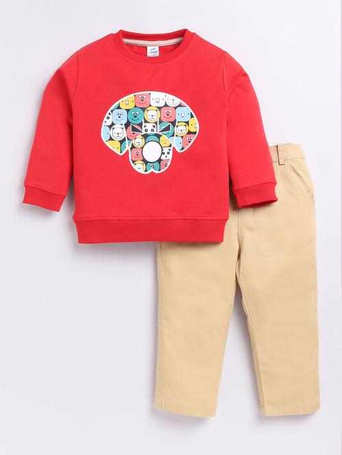 boys printed full length set - 21623881 - Standard Image - 0