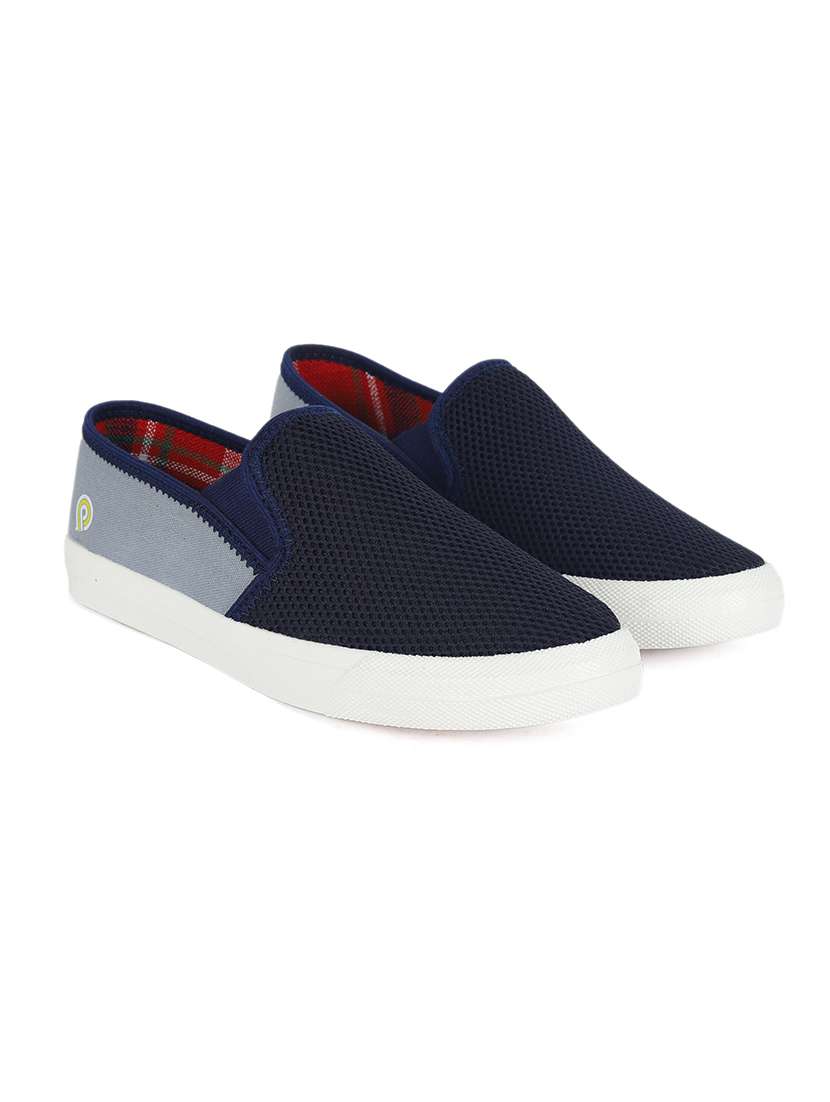 men color block slip on shoes - 21624370 - Standard Image - 1