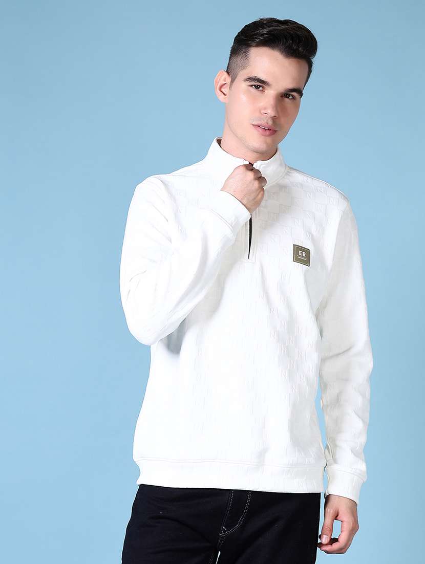 men plain long sleeve sweatshirt