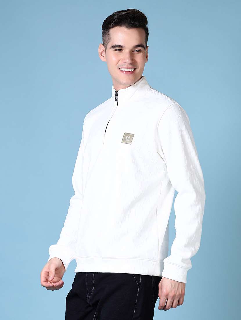 men plain long sleeve sweatshirt - 21624444 -  Standard Image - 1