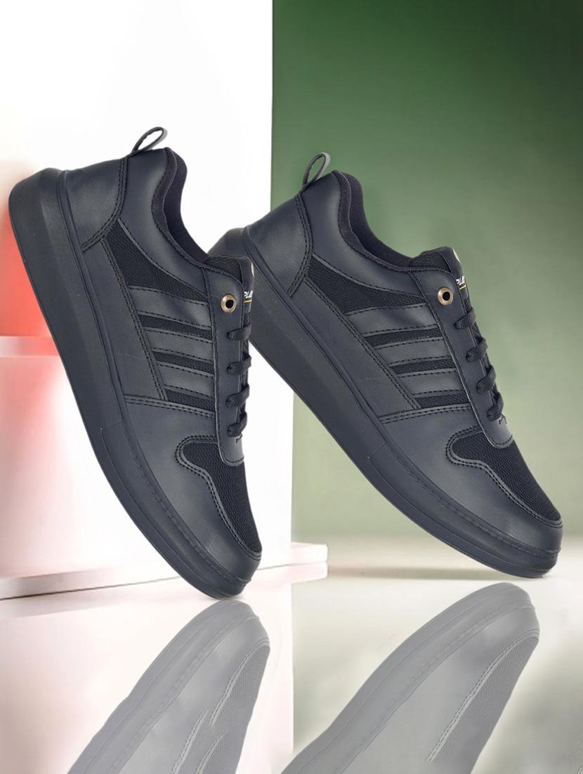 men solid lace up sneaker - 21624924 -  Standard Image - 1