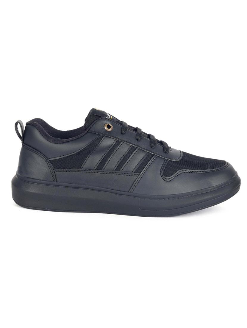 men solid lace up sneaker - 21624924 - Standard Image - 4