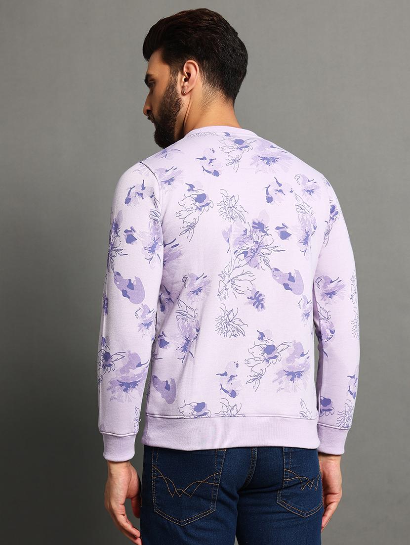 men slim fit printed long sleeve sweatshirt - 21624930 - Standard Image - 1