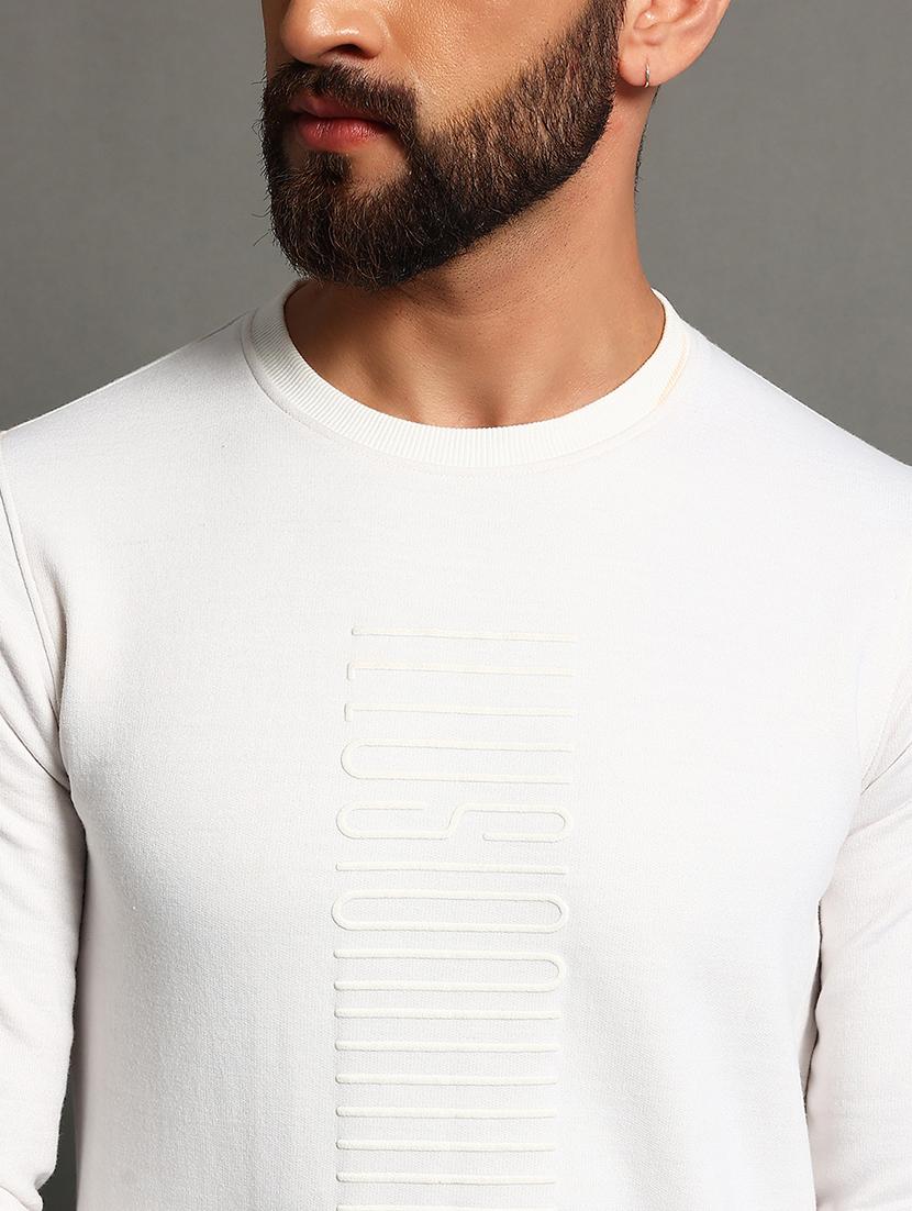 men slim fit plain long sleeve sweatshirt - 21624931 - Standard Image - 4