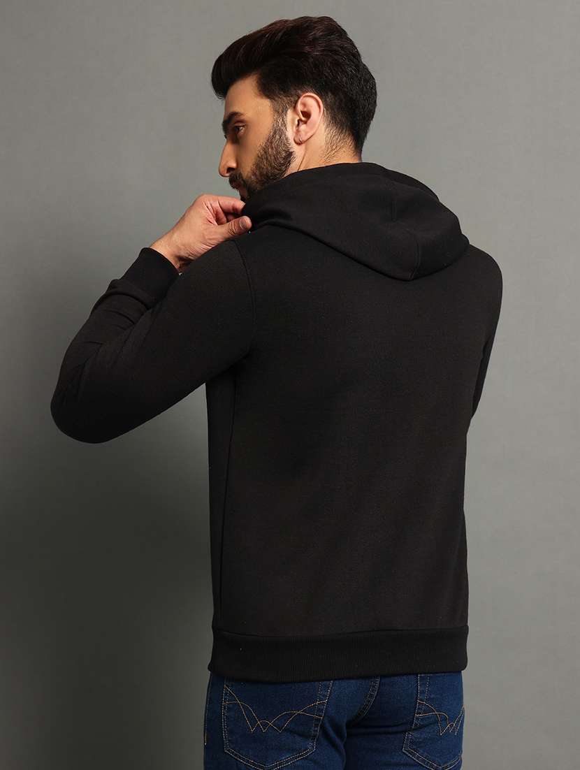 men front print hooded neck sweatshirt - 21624936 -  Standard Image - 1