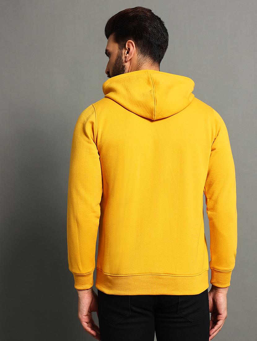 men slim fit printed long sleeve hood neck sweatshirt - 21624939 - Standard Image - 1