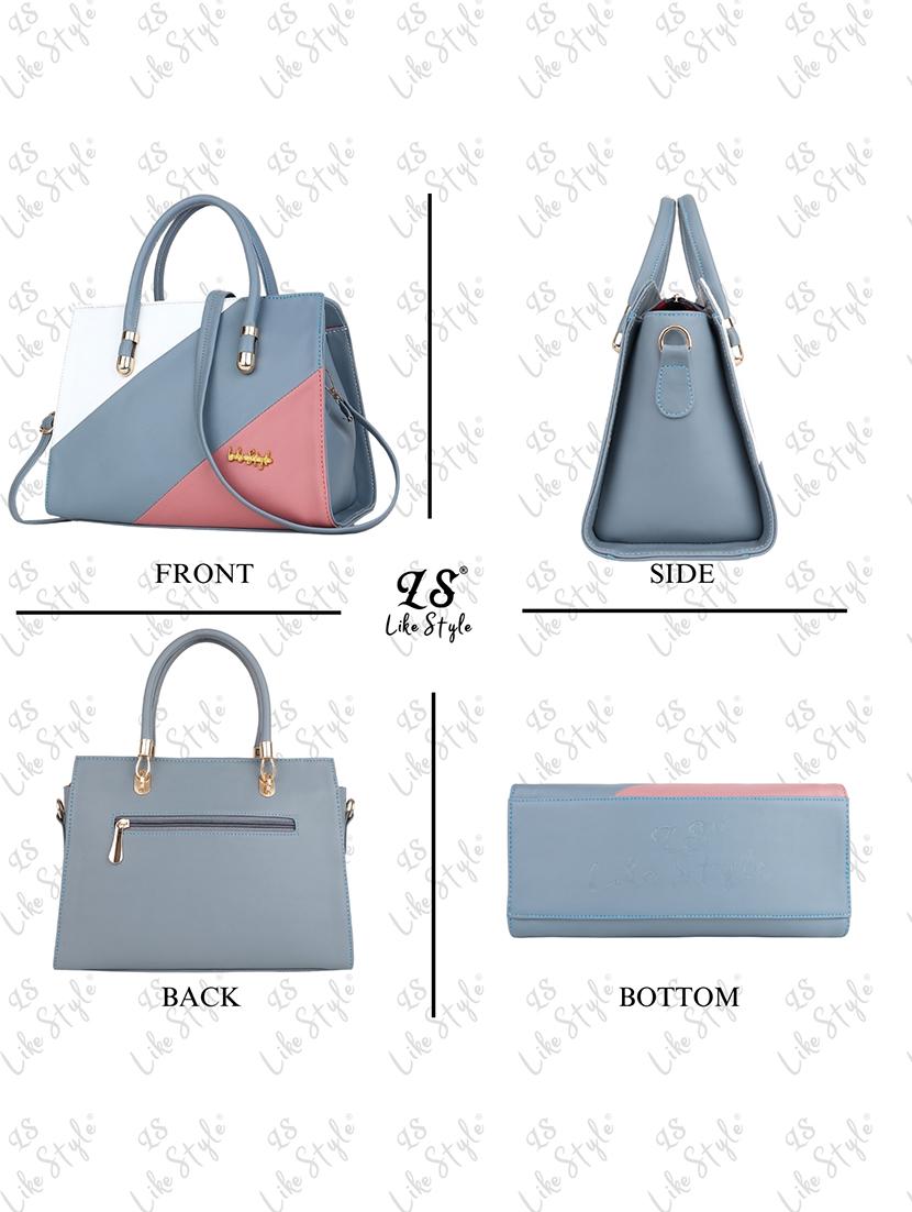 women color block handbag - 21624947 - Standard Image - 1