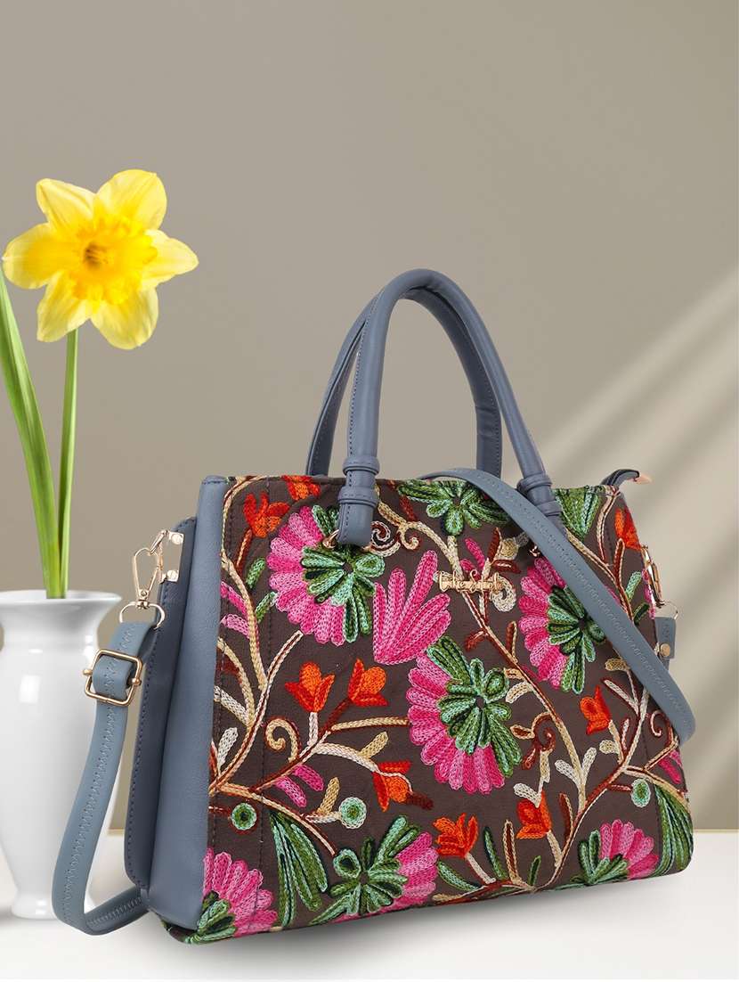 women grey pu handbag - 21624954 - Zoom Image - 0