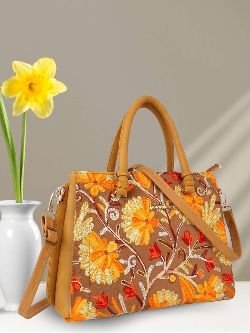 women beige pu handbag - 21624959 - Zoom Image - 0