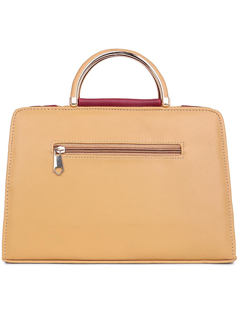 women color block cut work handbag - 21624973 -  Standard Image - 1