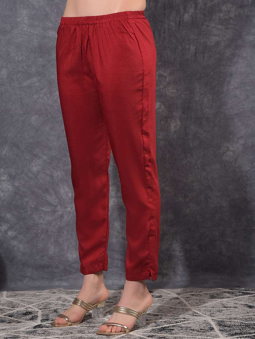 women bandhani three quarter sleeve kurta pant set - 21627254 -  Standard Image - 4