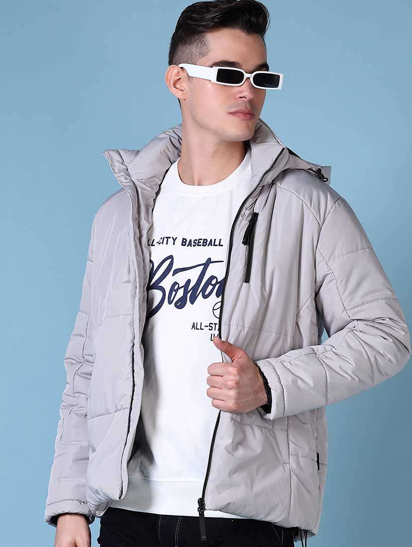 men solid long sleeve casual jacket - 21627627 -  Standard Image - 1