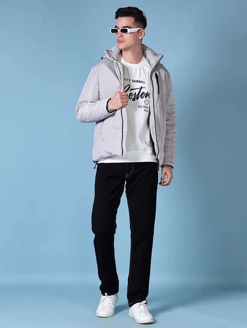 men solid long sleeve casual jacket - 21627627 -  Standard Image - 4