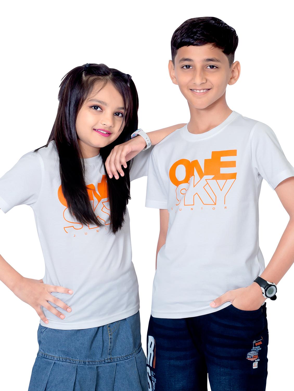 unisex front printed round neck t-shirt - 21627845 - Standard Image - 4