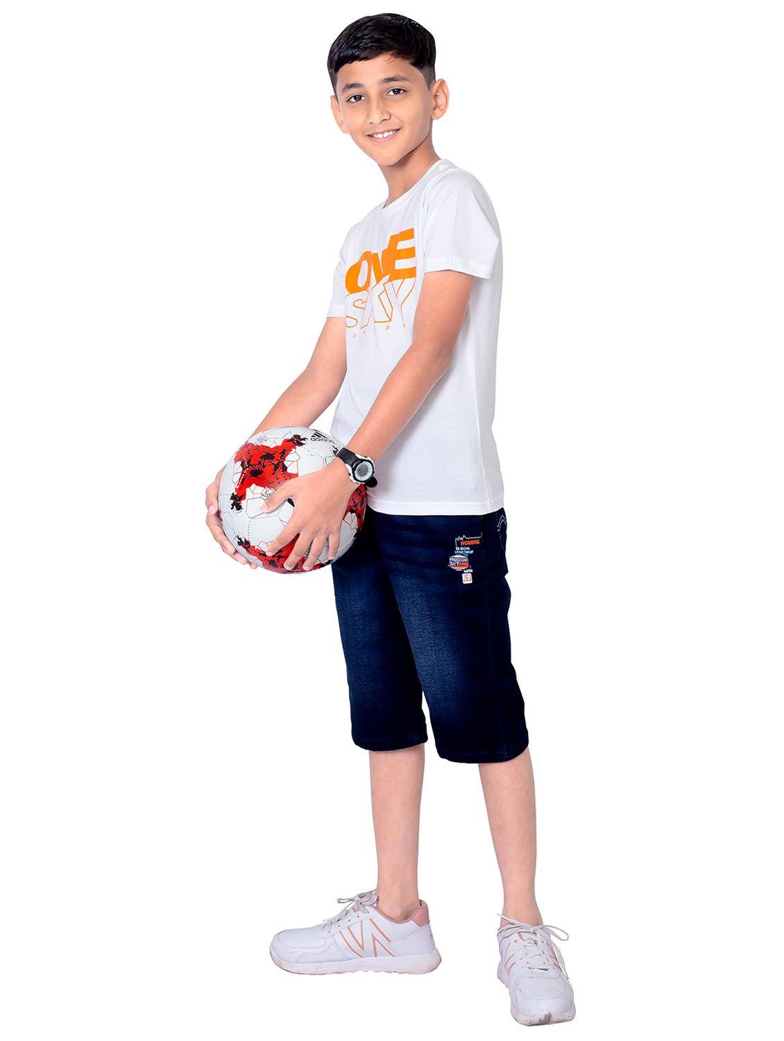unisex front printed round neck t-shirt - 21627845 - Standard Image - 6