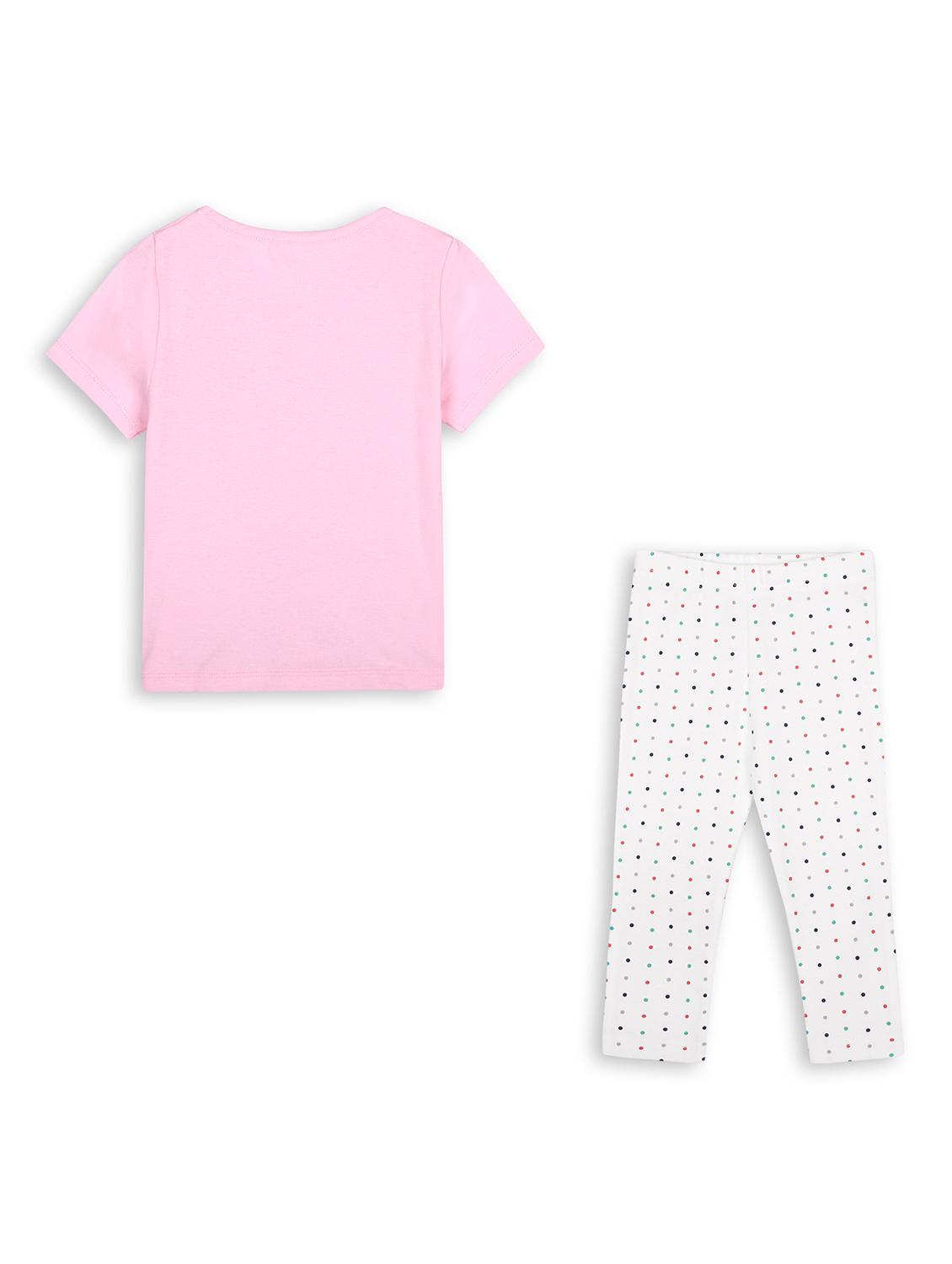 girls printed full length co-ord set - 21628304 - Standard Image - 1