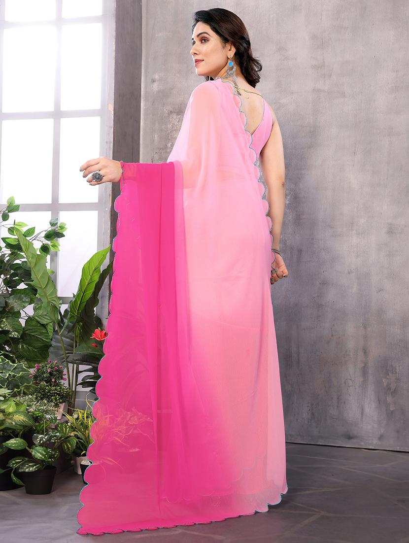 women ombre printed saree with blouse - 21628442 -  Standard Image - 1
