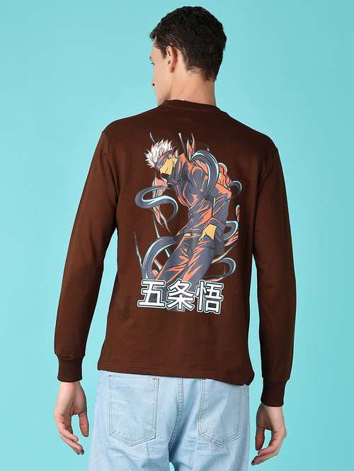 men back print long sleeve t-shirt - 21628528 -  Standard Image - 0