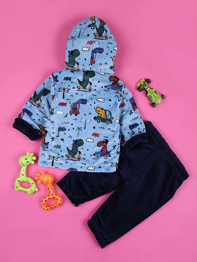 boys printed winter wear full length set - 21628633 -  Standard Image - 1
