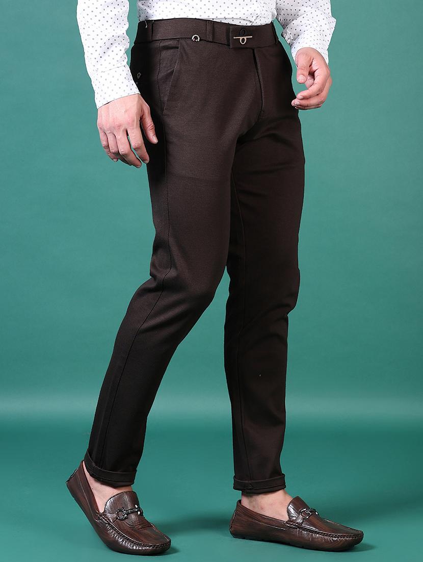 green cotton chinos casual trousers - 21628654 - Standard Image - 1