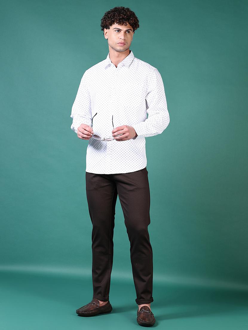 green cotton chinos casual trousers - 21628654 - Standard Image - 4