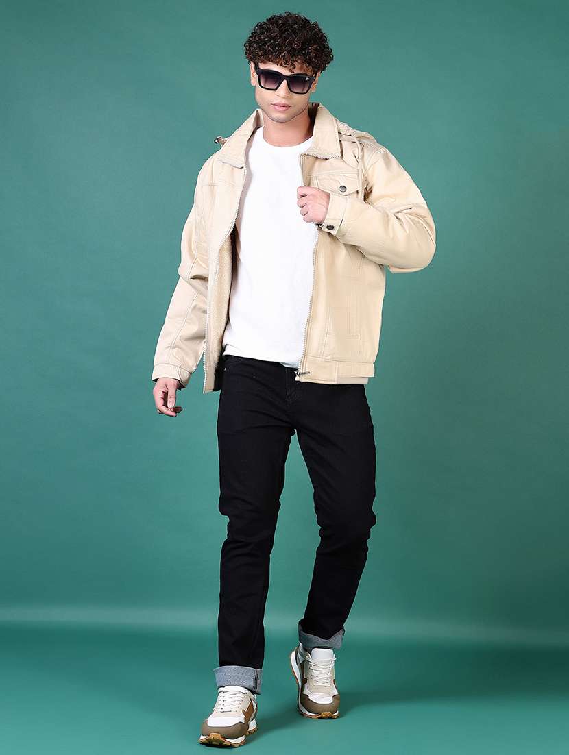 men solid long sleeve casual jacket - 21628967 -  Standard Image - 4