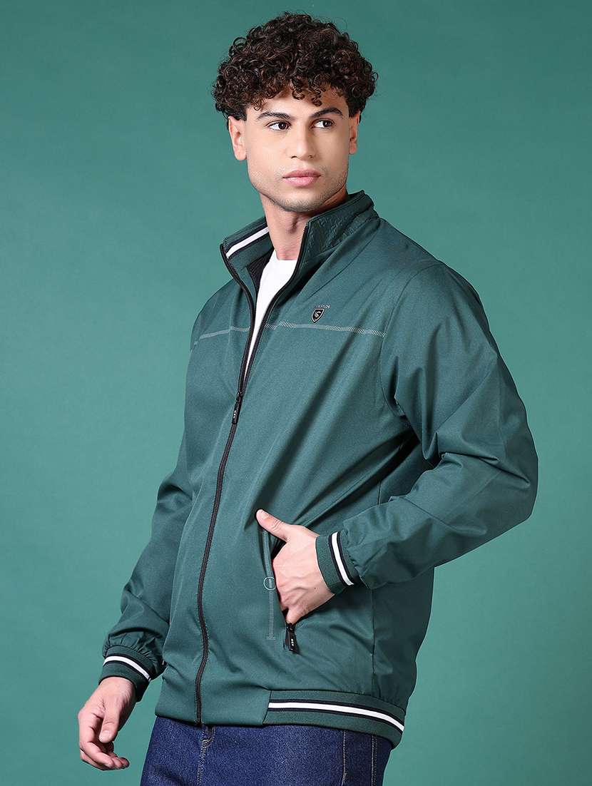 men solid long sleeve casual jacket - 21628969 -  Standard Image - 1