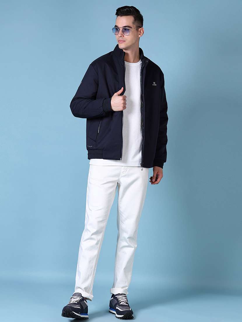 men solid long sleeve casual jacket - 21628970 -  Standard Image - 4