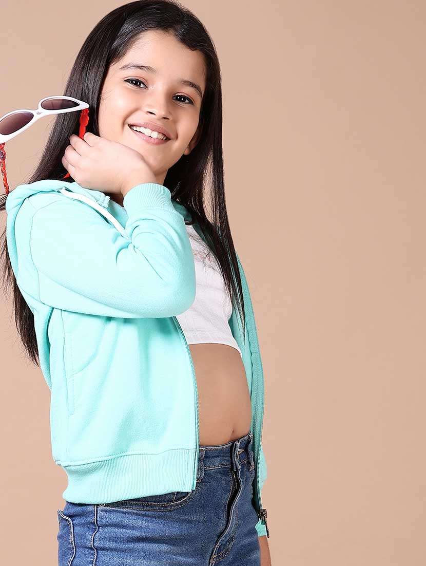 girls front & back print long sleeve sweatshirt - 21629157 -  Standard Image - 1