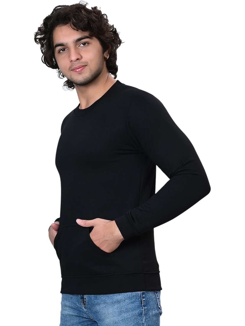 men solid long sleeve sweatshirt - 21629284 -  Standard Image - 1