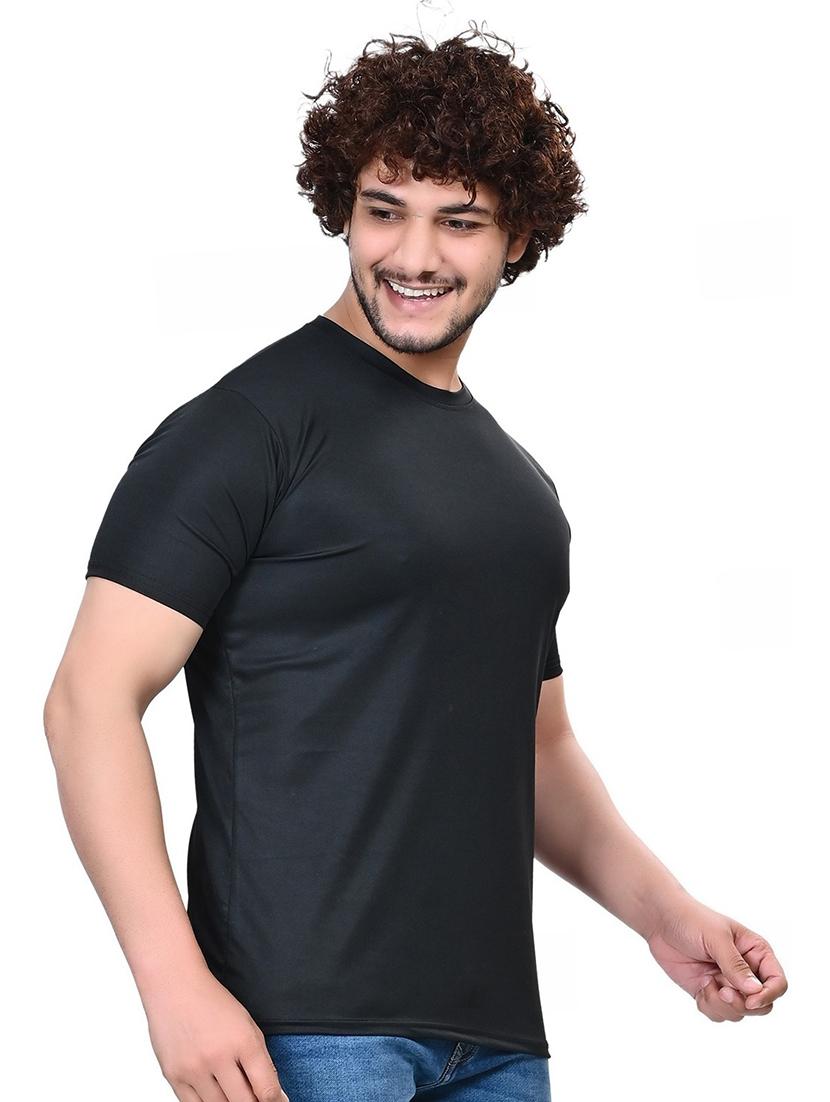 men pack of 4 solid round neck t-shirt - 21629295 -  Standard Image - 1