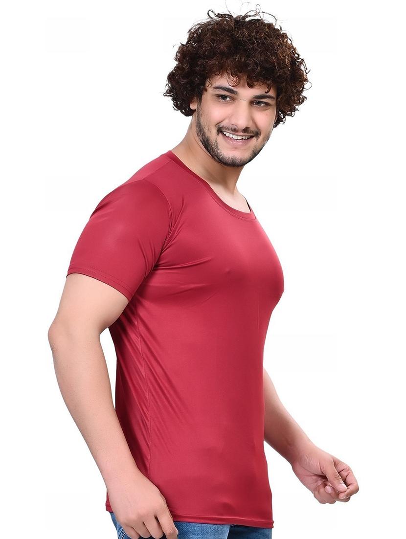 men pack of 4 solid round neck t-shirt - 21629298 -  Standard Image - 1