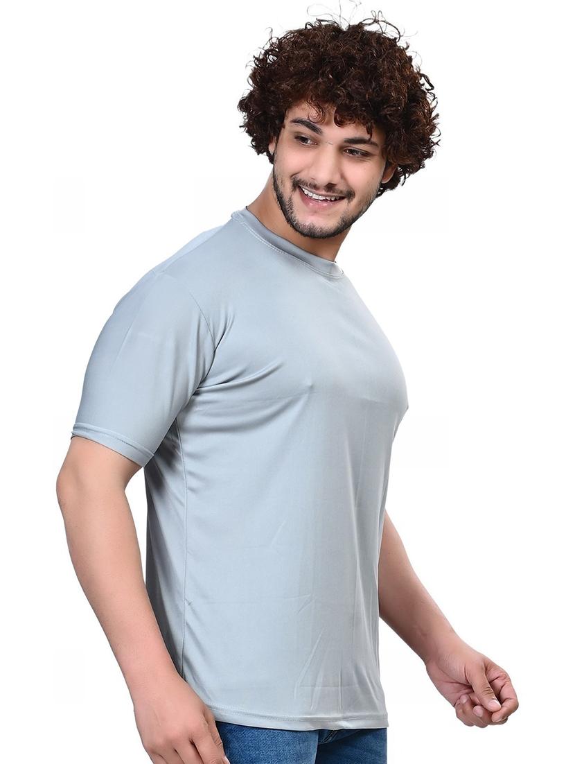 men pack of 4 solid round neck t-shirt - 21629299 - Standard Image - 1