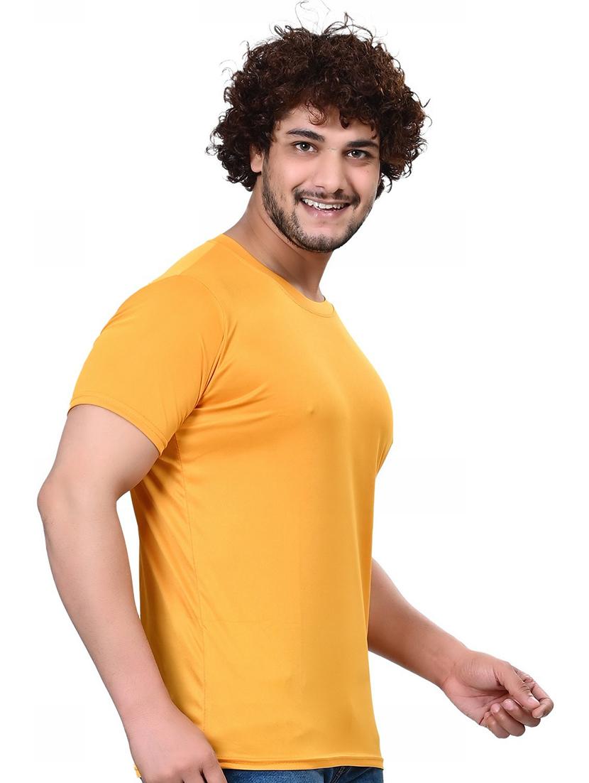 men pack of 4 solid round neck t-shirt - 21629300 - Standard Image - 1