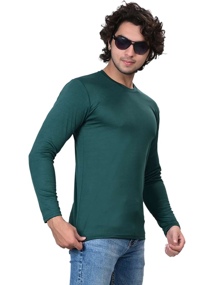 men pack of 3 solid round neck t-shirt - 21629305 -  Standard Image - 1