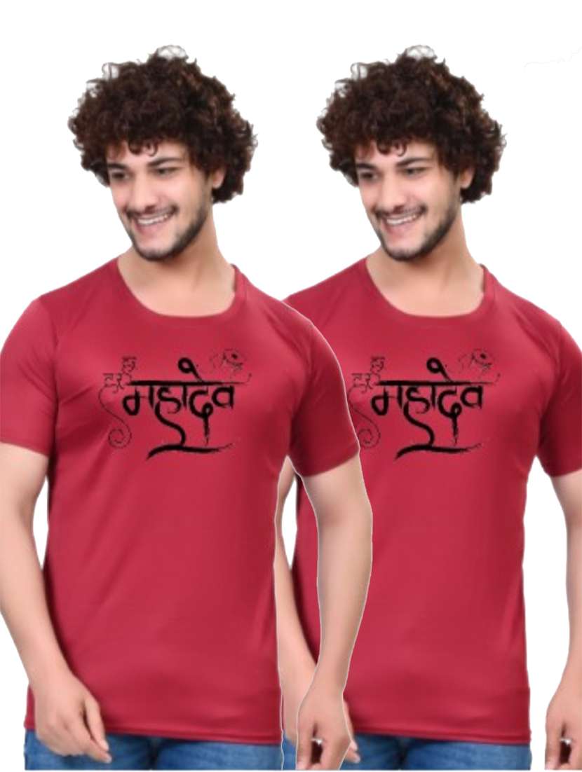 men chest print short sleeve t-shirt - 21629324 -  Standard Image - 1