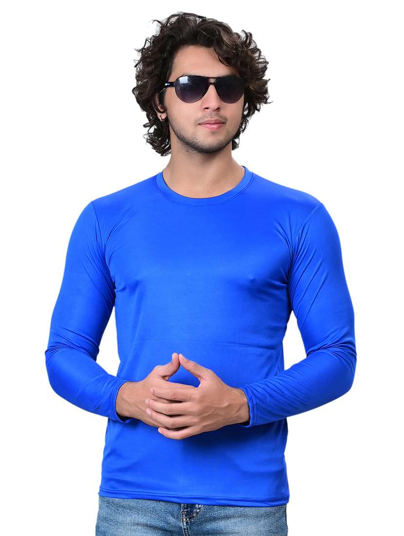men pack of 3 solid long sleeve t-shirt - 21629346 -  Standard Image - 6