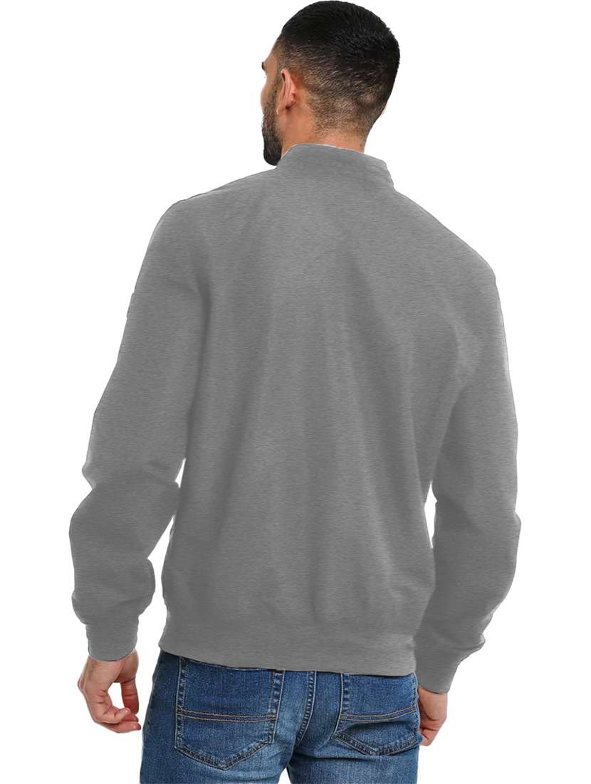 men plain long sleeve bomber jacket - 21629393 -  Standard Image - 1