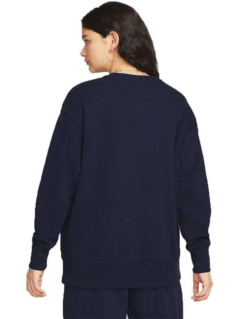 women chest printed oversized long sleeve sweatshirt - 21629429 -  Standard Image - 1