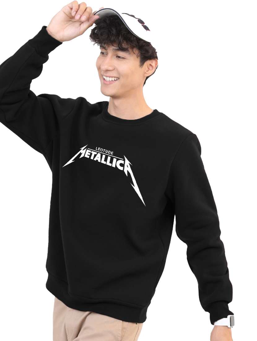 men round neck printed long sleeve sweatshirt - 21629458 -  Standard Image - 1