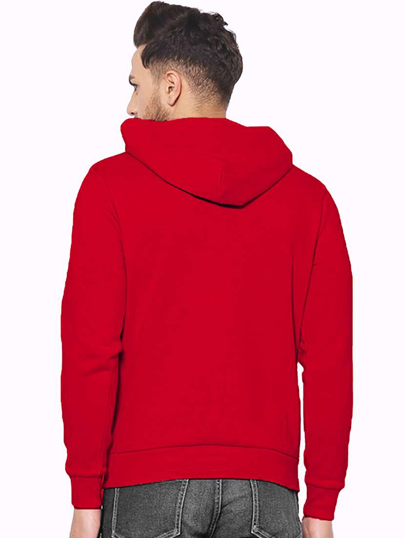 men hood neck printed long sleeve sweatshirt - 21629504 -  Standard Image - 1