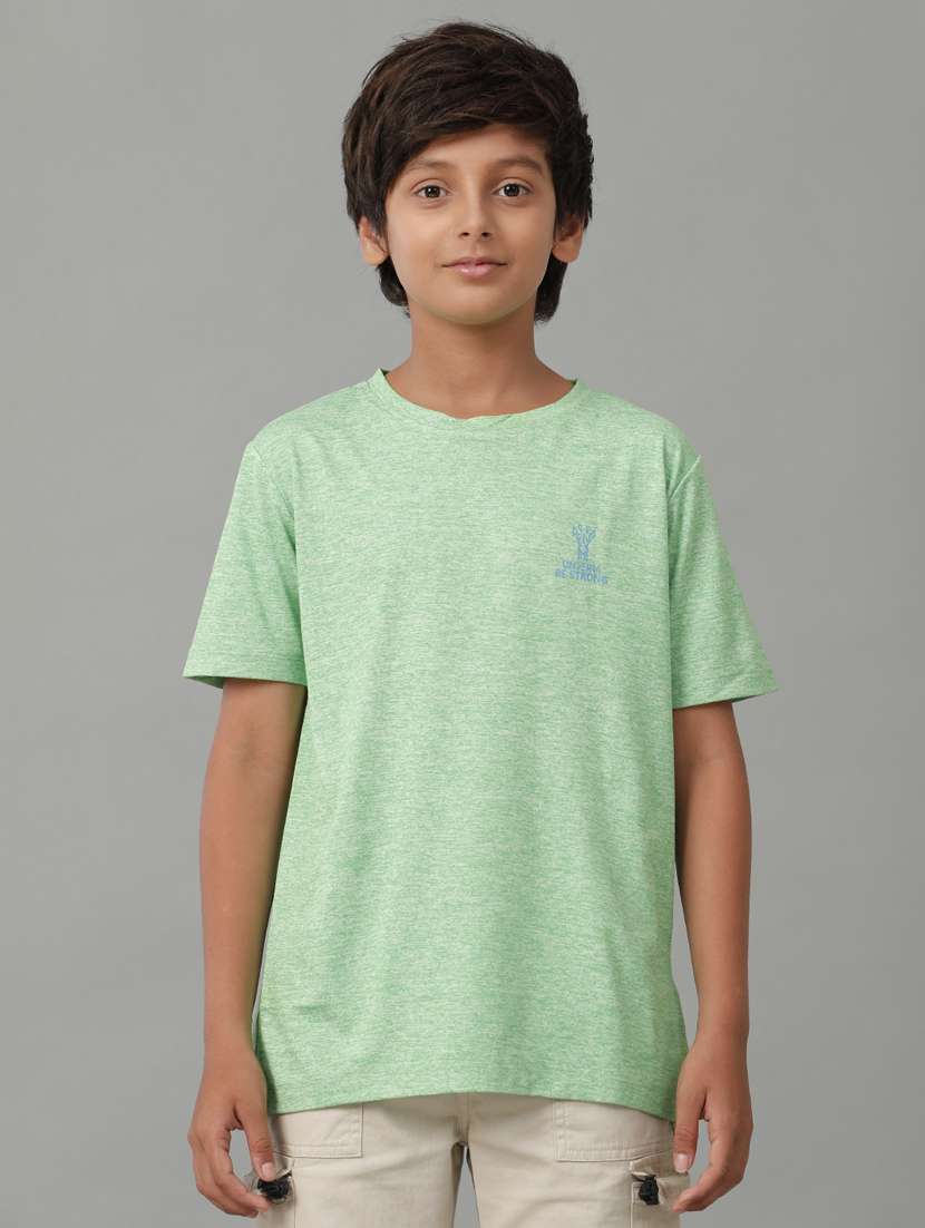 boys solid short sleeve t-shirt