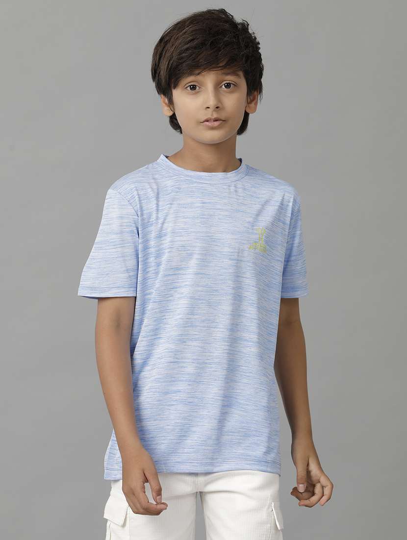 boys self design short sleeve t-shirt