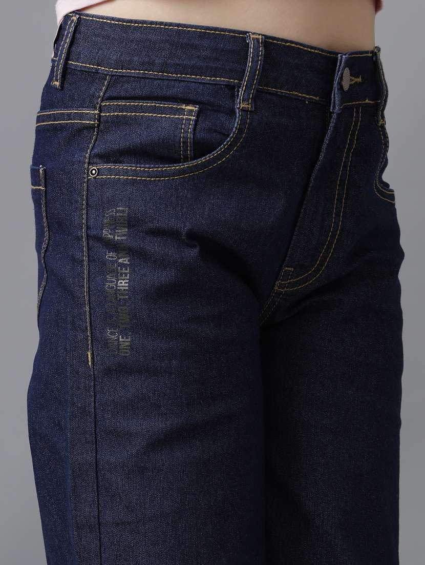 girls straight fit denim jeans - 21629914 -  Standard Image - 4