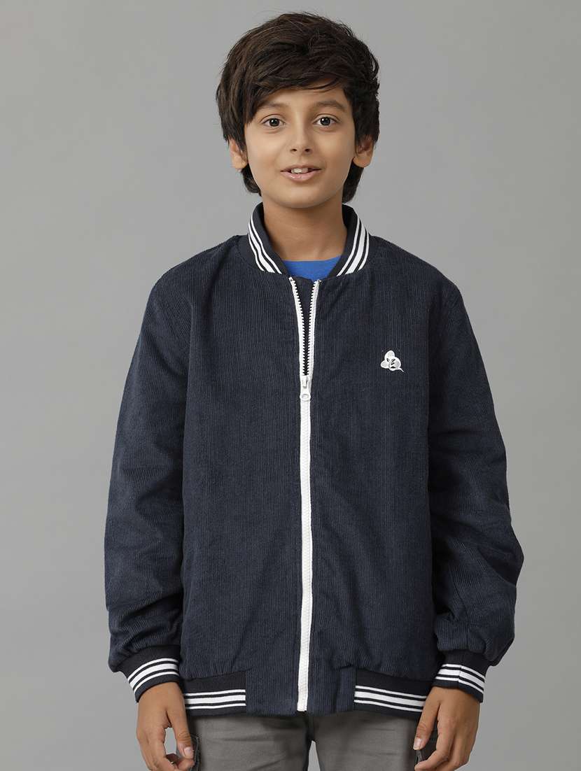 boys navy blue bomber jacket