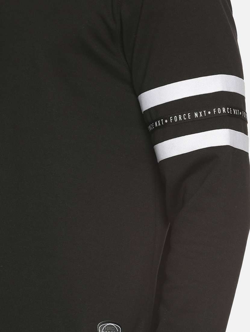 men black long sleeve regular fit sweatshirt - 21630301 -  Standard Image - 4