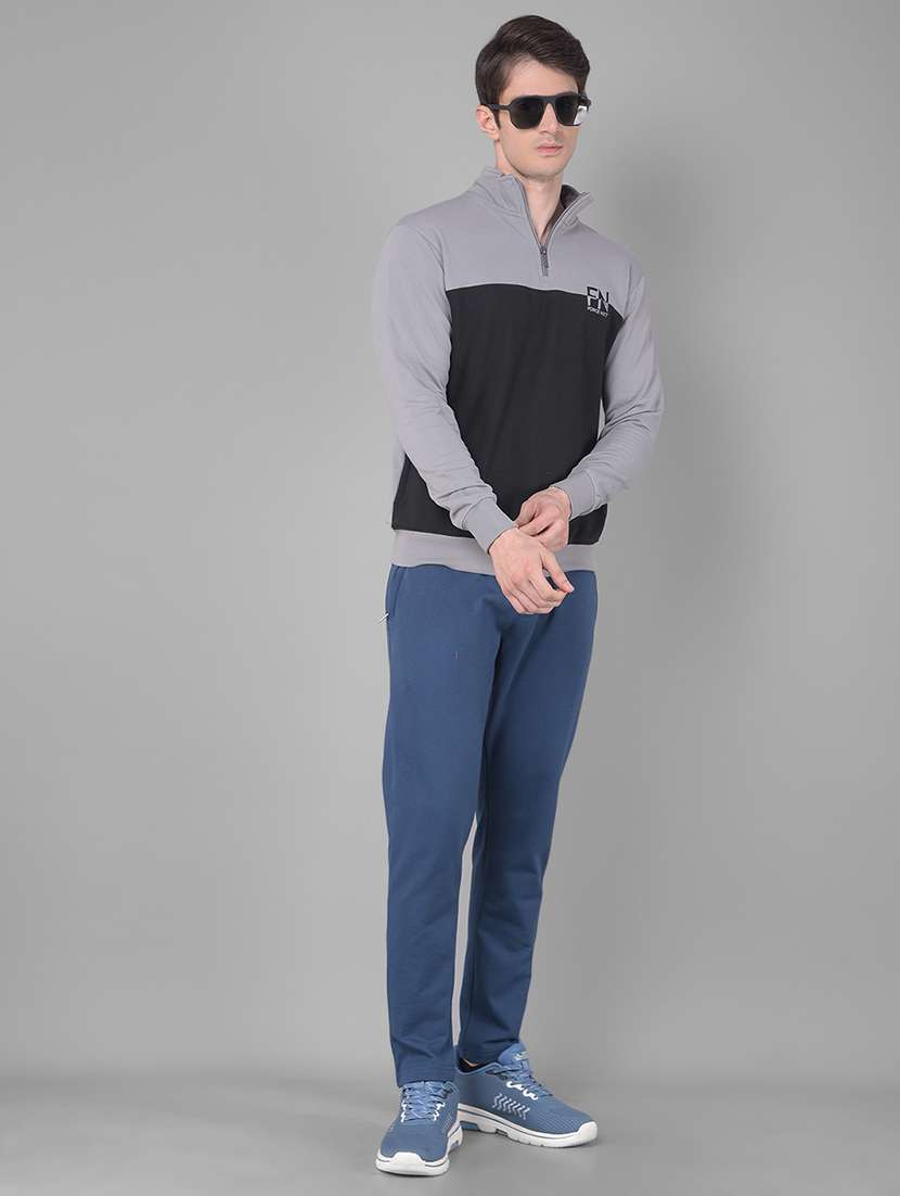 men grey long sleeve regular fit sweatshirt - 21630317 -  Standard Image - 4