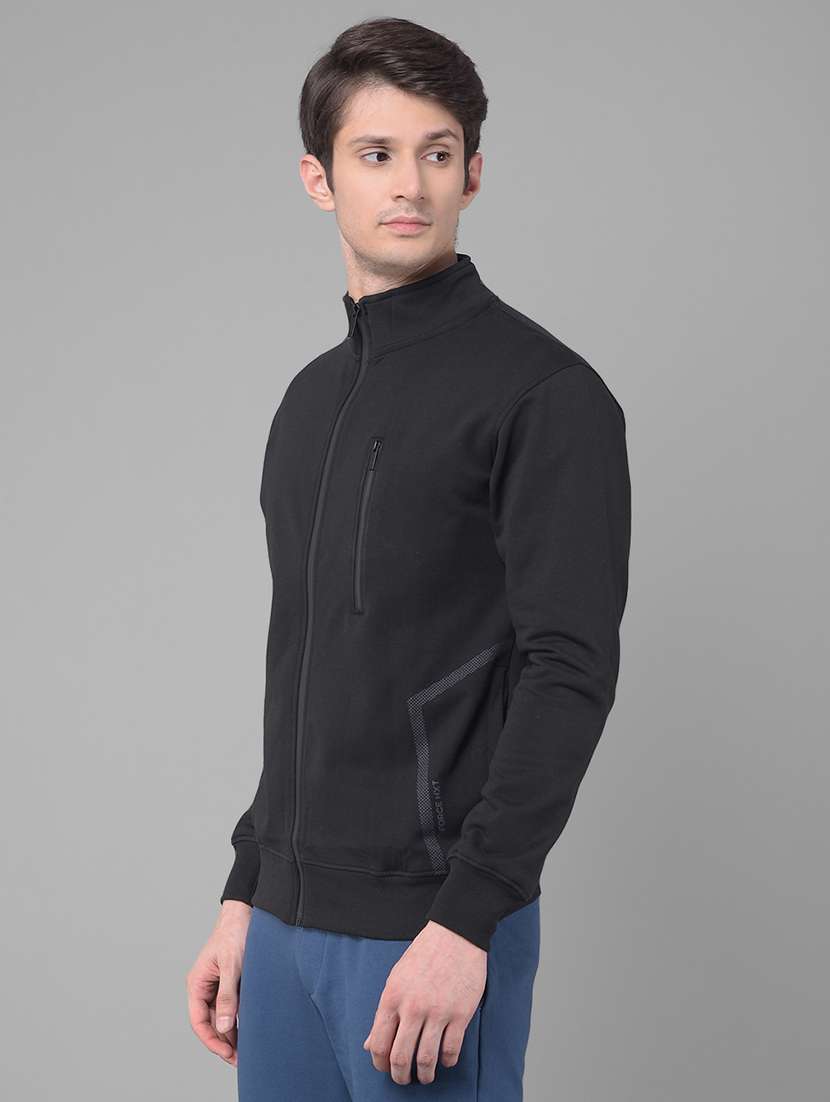men solid long sleeve regular fit caual jacket - 21630347 -  Standard Image - 1
