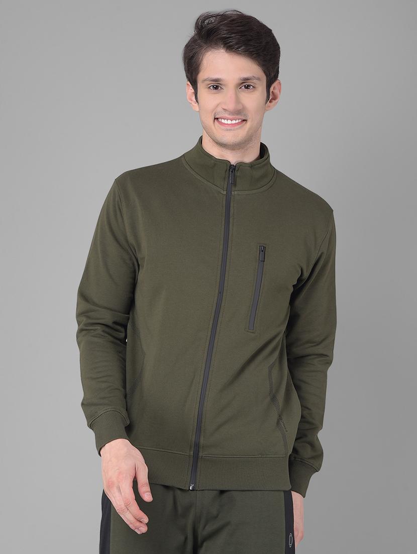 men solid long sleeve regular fit caual jacket - 21630348 - Zoom Image - 0