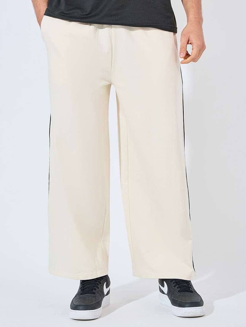 men side taped full length track pant